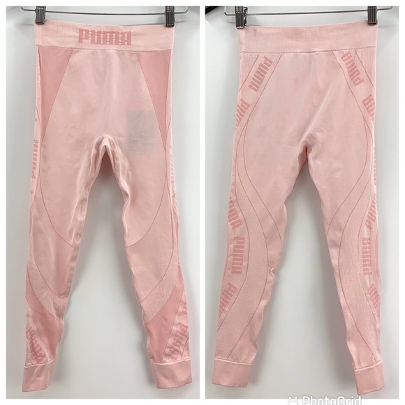 Puma NWT Pink Evostripe Evoknit 7/8 Tights, XS - Picture 9 of 16